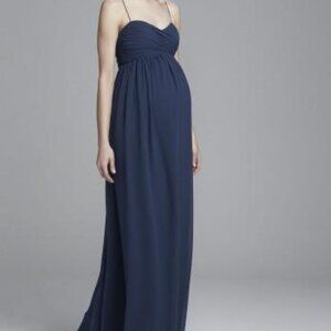 Amsale Bridesmaid Maternity Style G897F/Janan Color French Blue